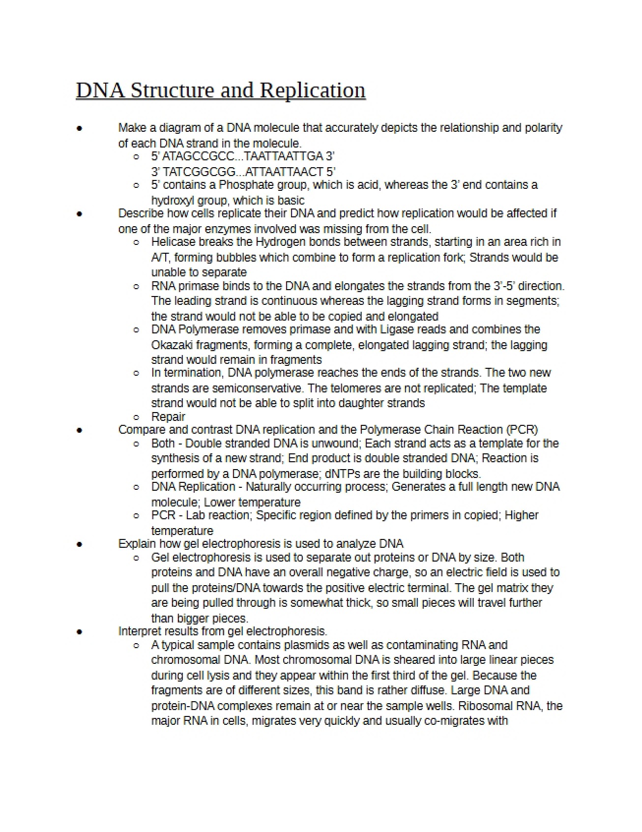 Test 3 Study Guide