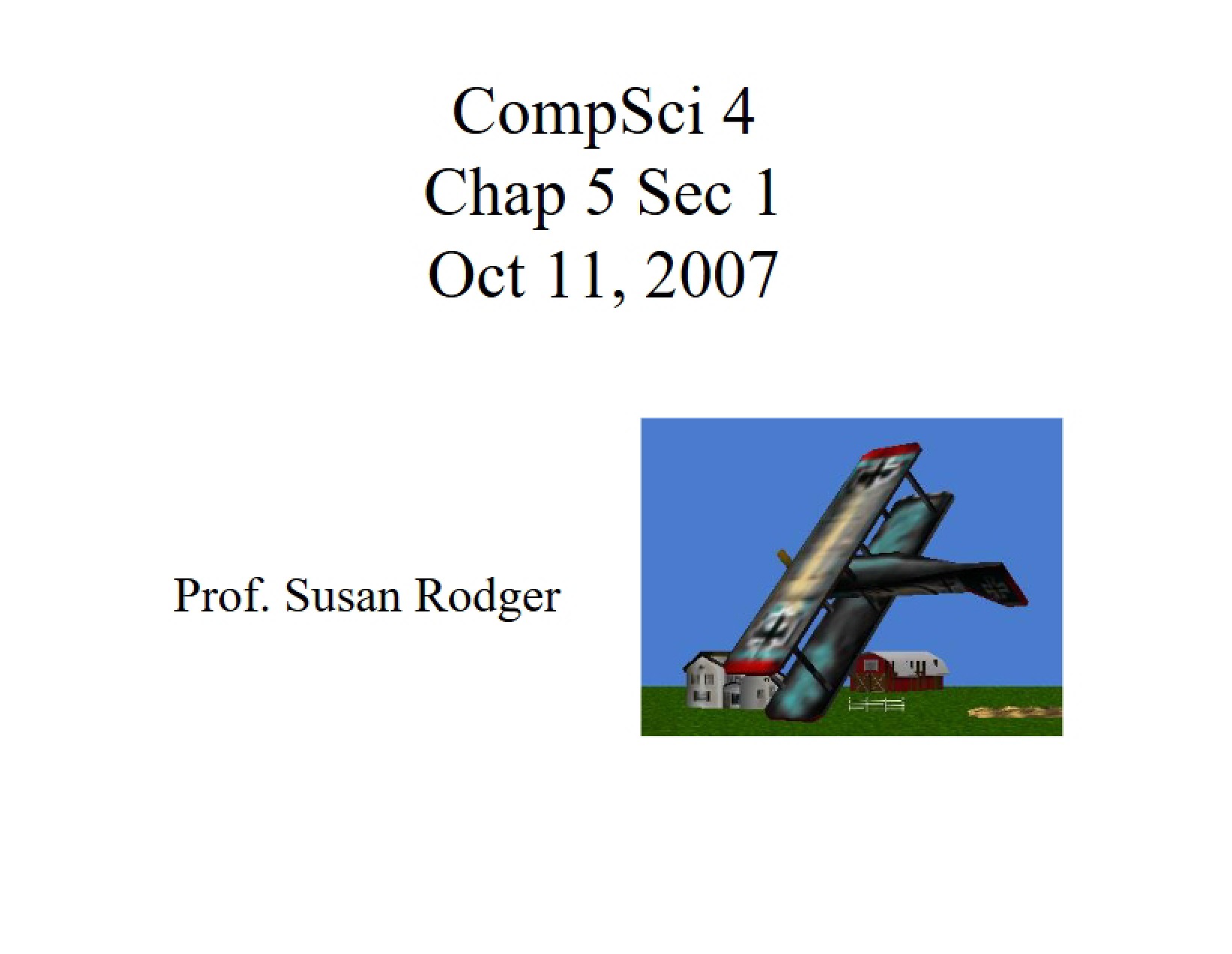 Programming Lecture