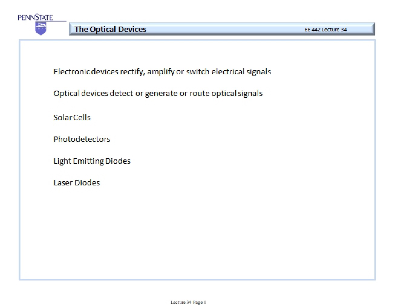 Lecture 30a Notes