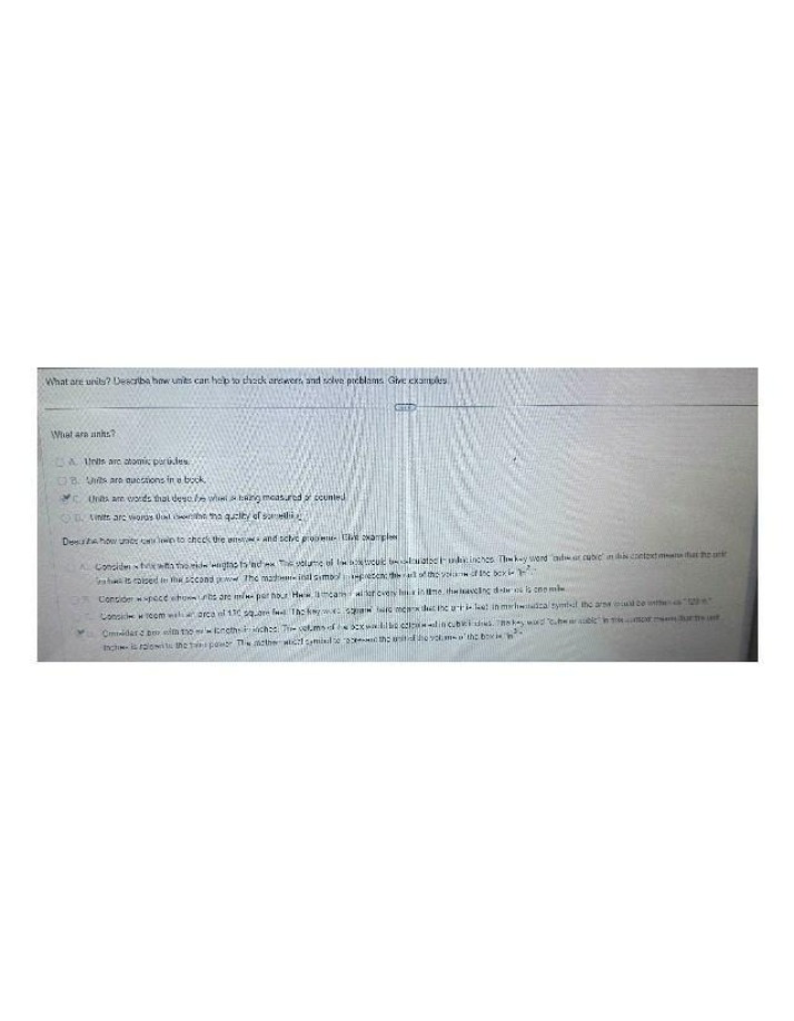 What Are Units in Calculus