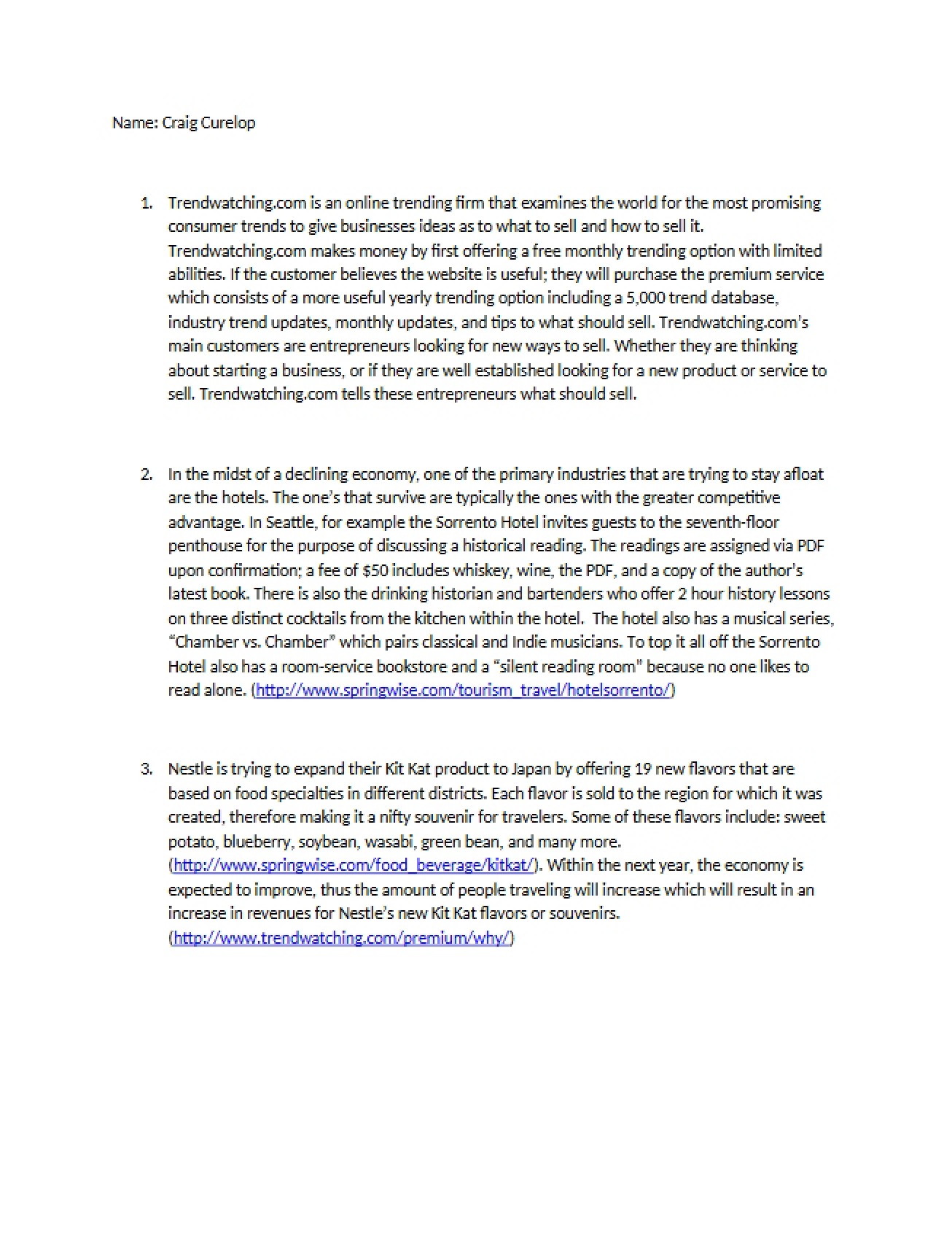 Experiential Entrepreneurship Notes