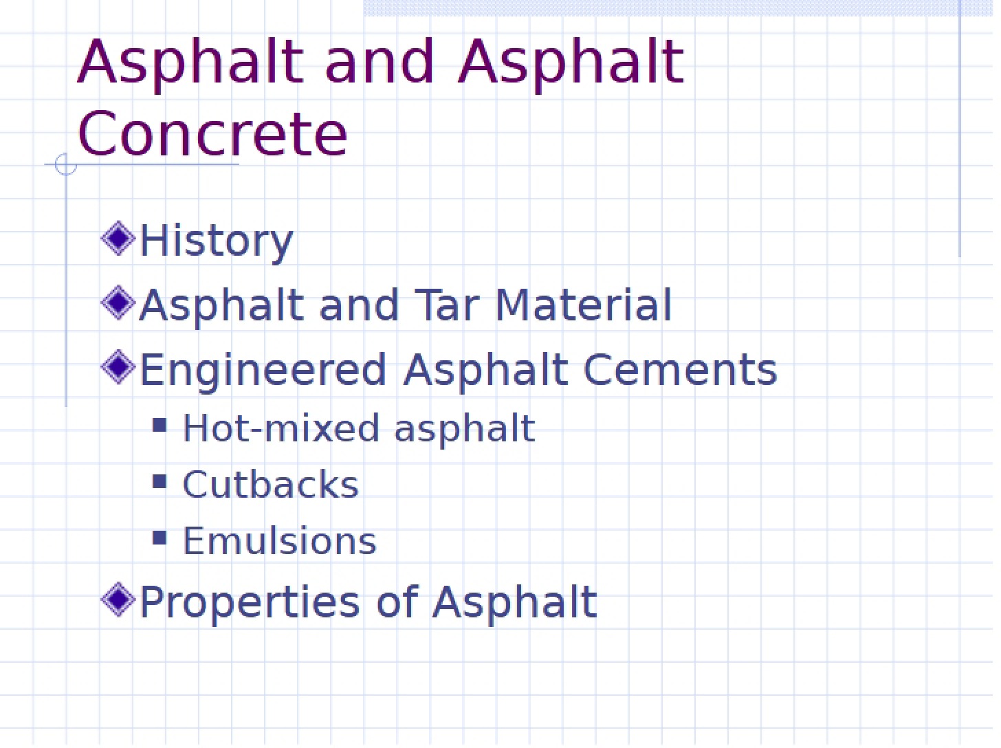 Asphalt Materials