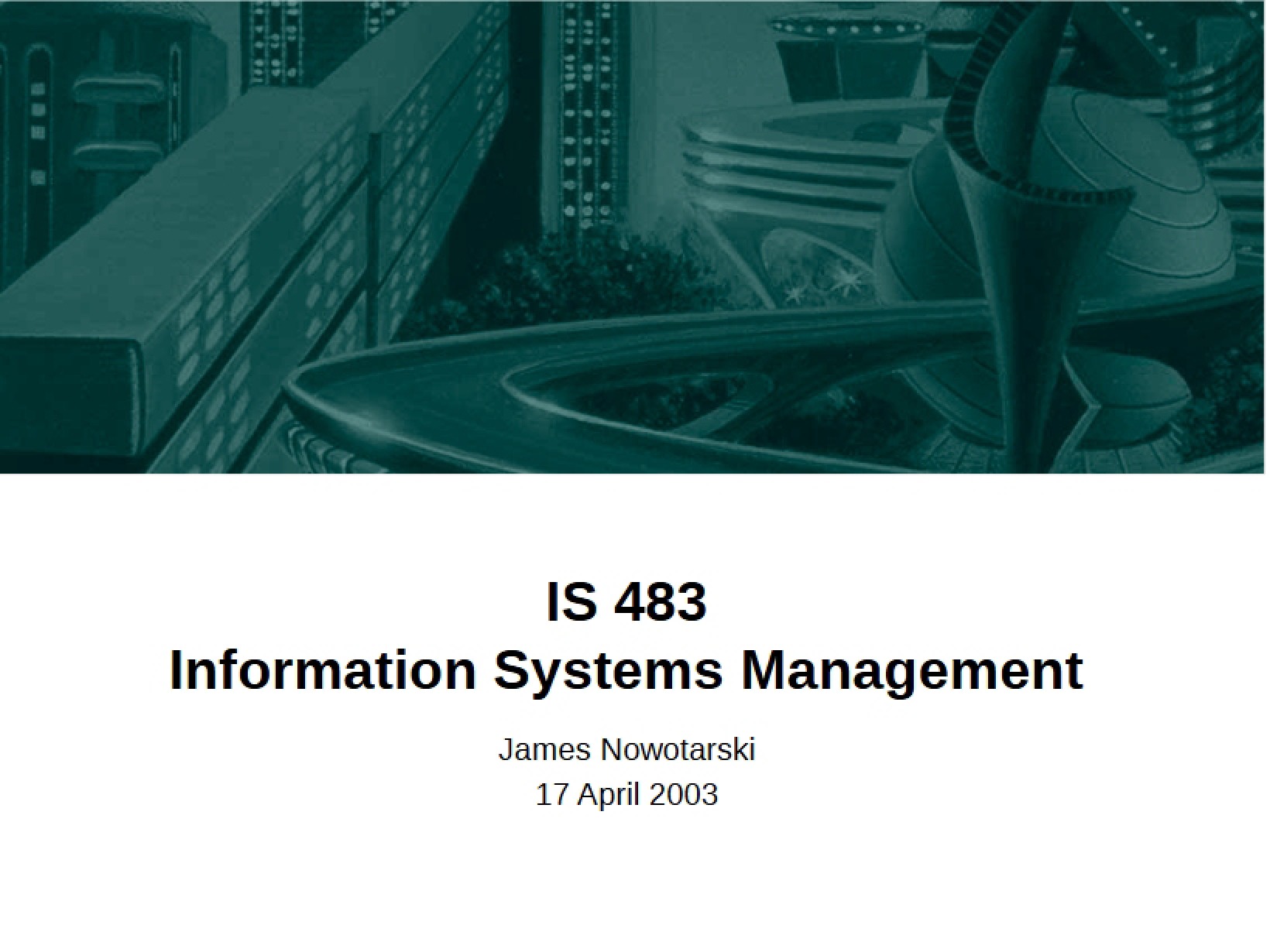 Information Services Notes