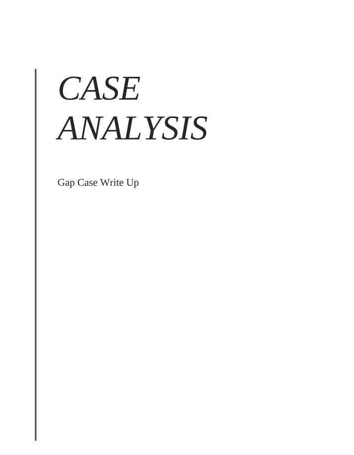 Marketing Case Study 5