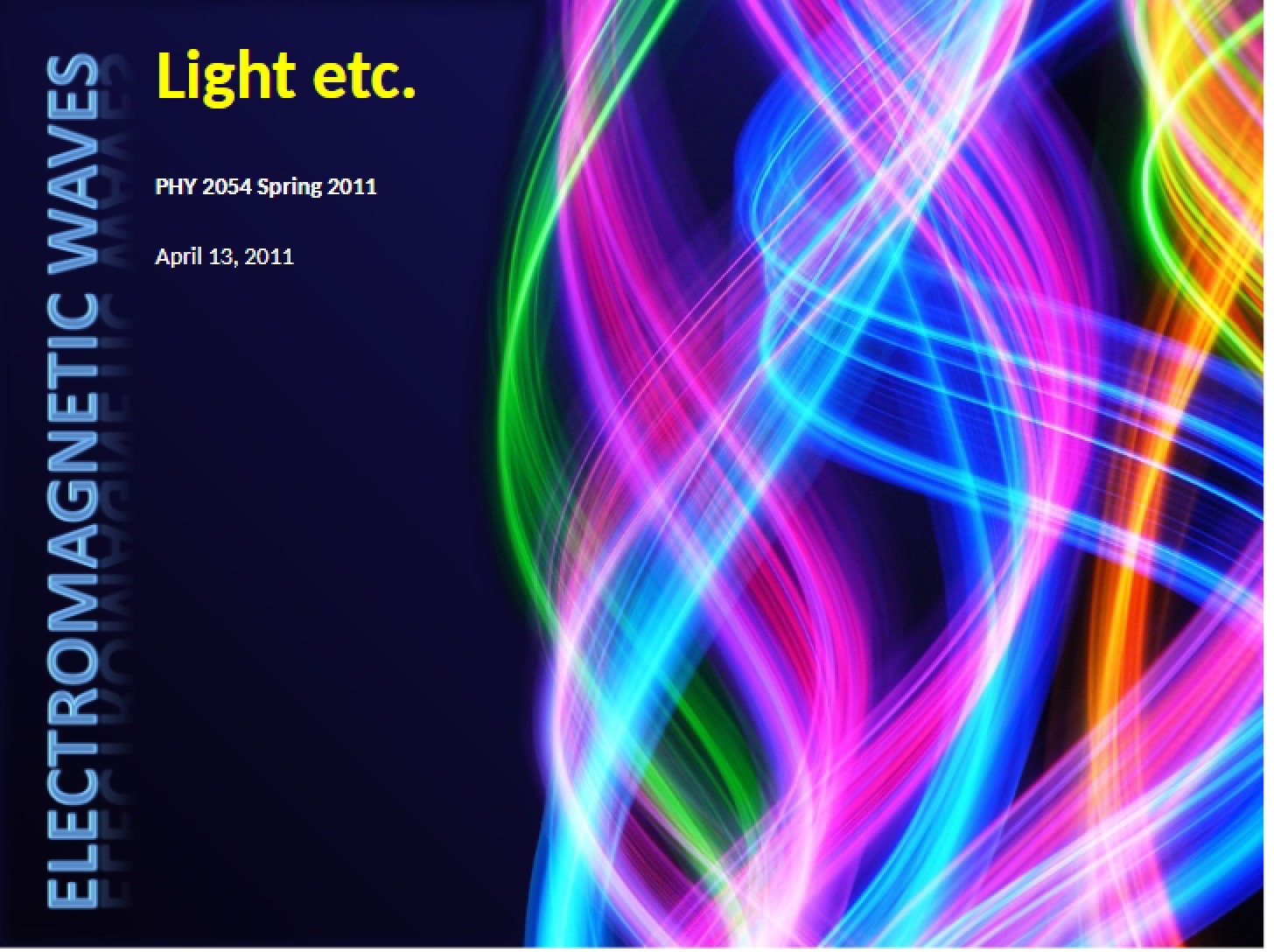 Waves (Electromagnetic)