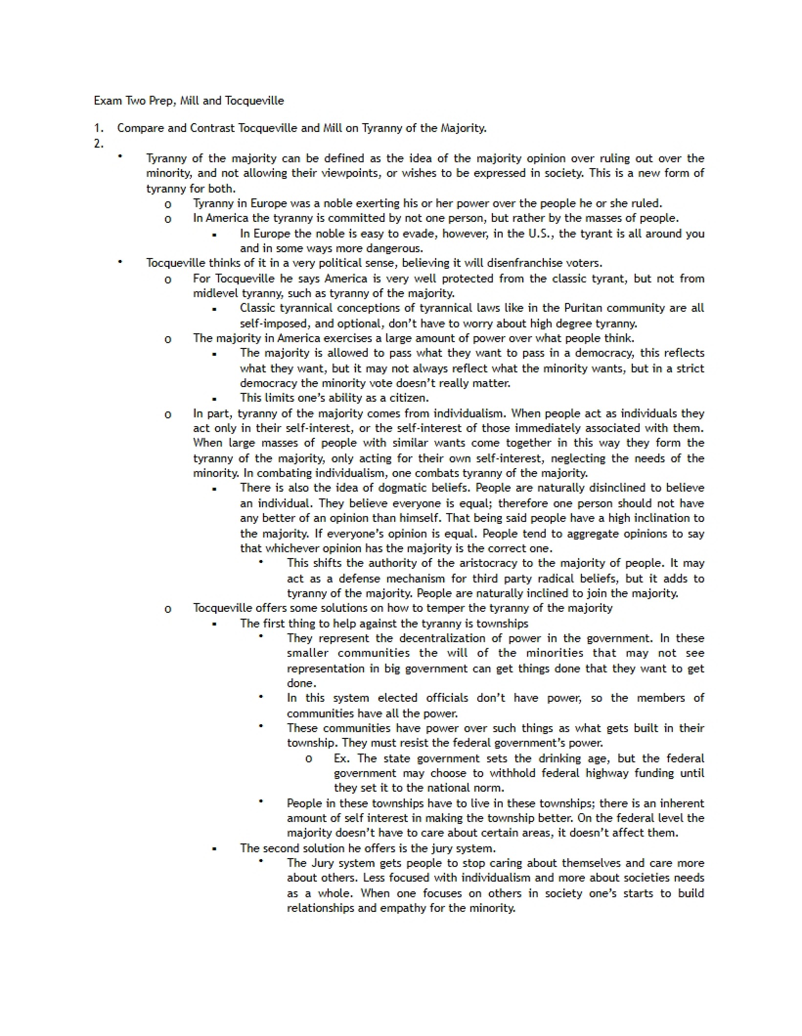 Second Examination