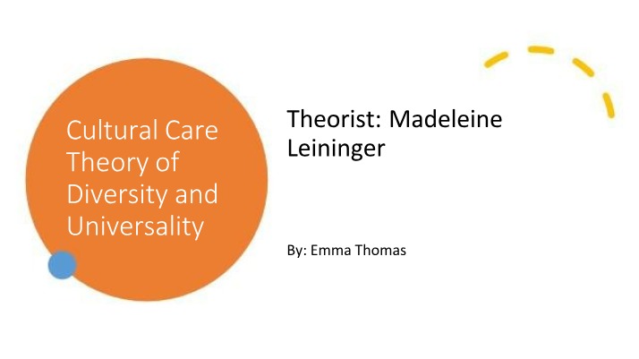 Understanding Cultural Care Theory - A Nursing Guide