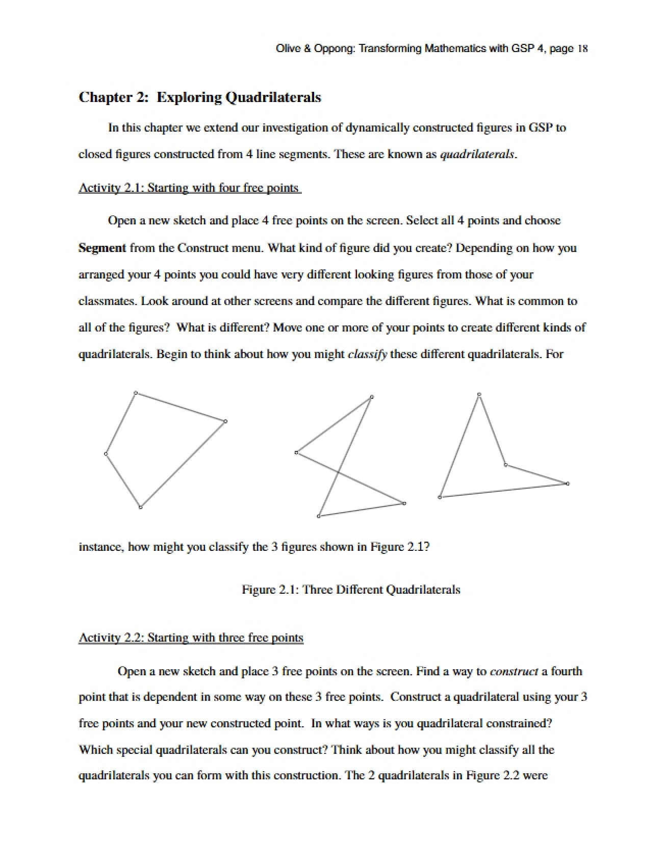 Chapter 2 Notes from January 9, 2006