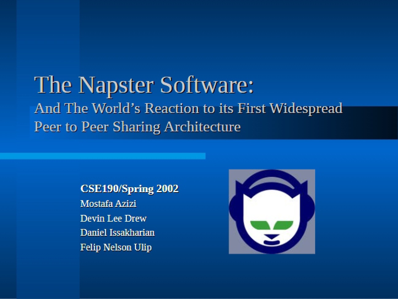 Software Study: Napster
