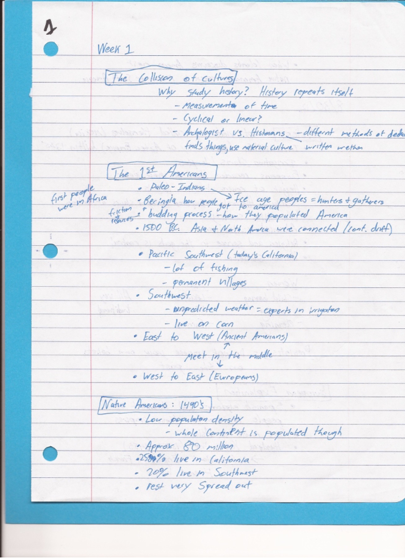 Early American History Lecture Notes