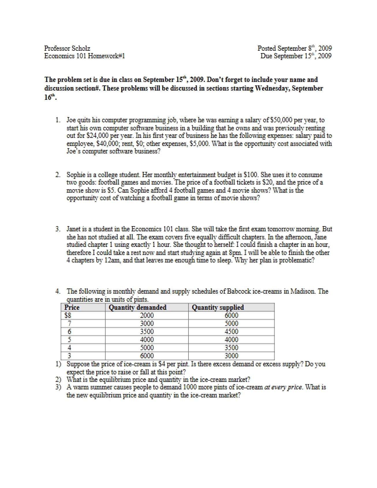Homework 1 for Economics