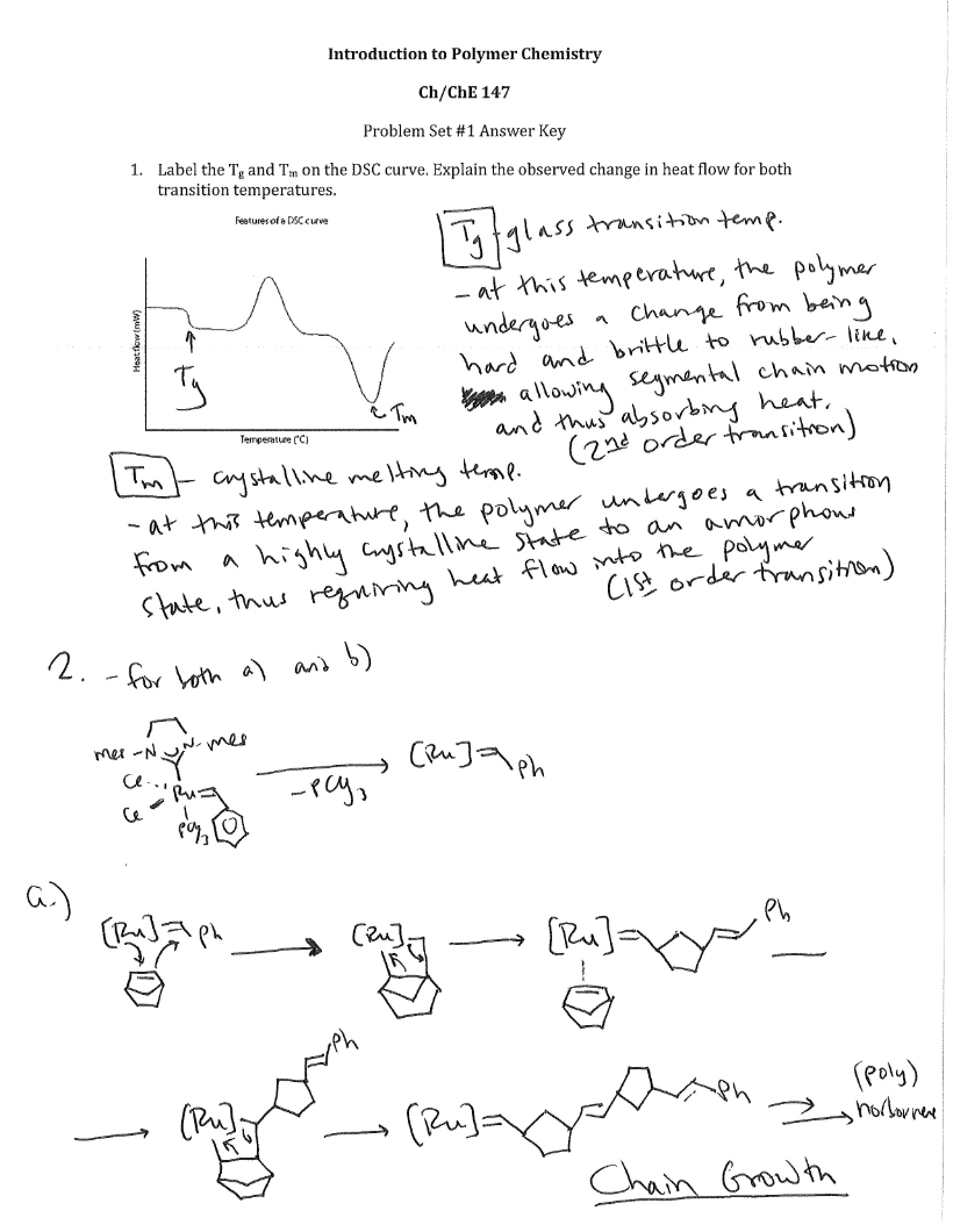 Polymer Chemistry Notes