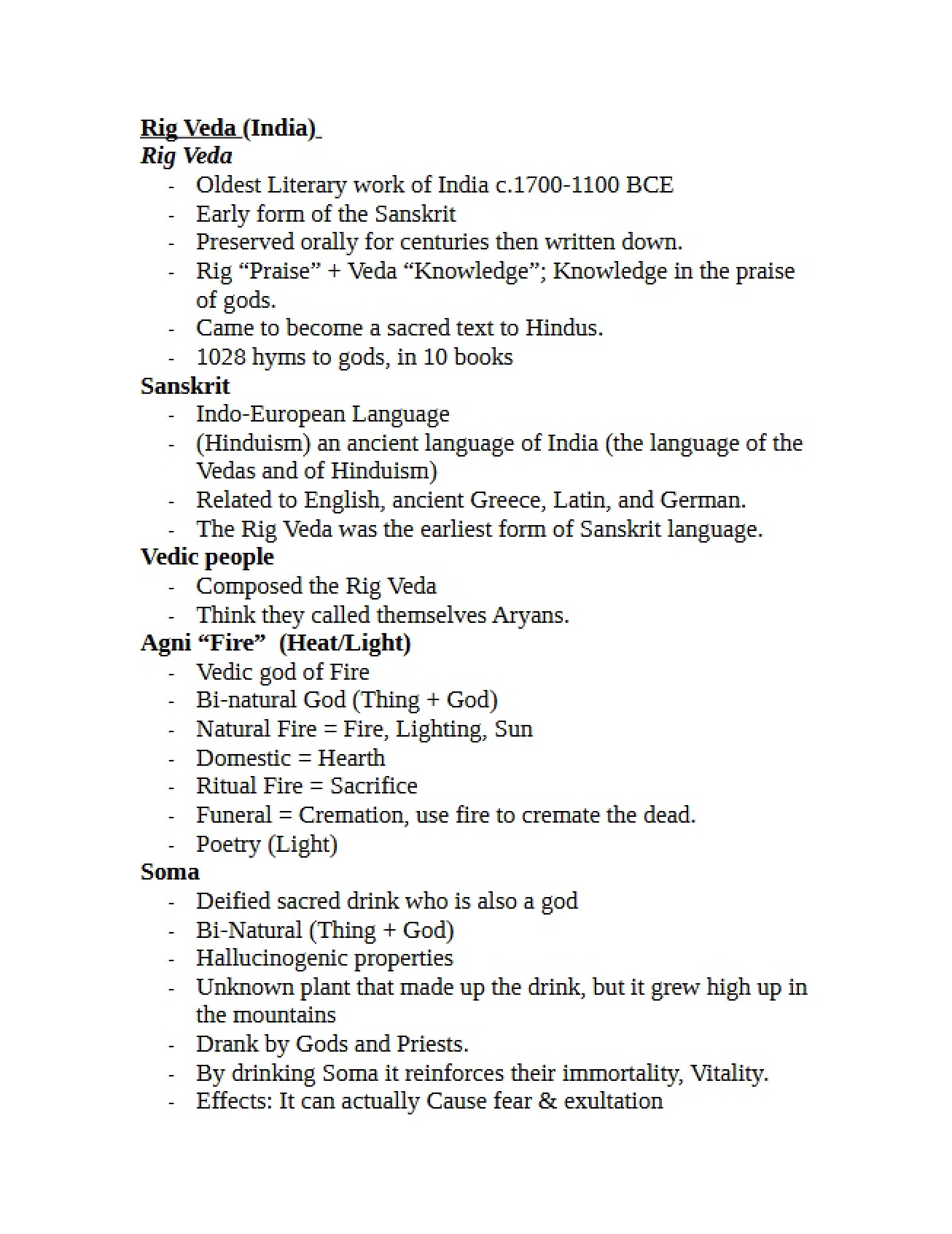 Key Concepts from the Rig Veda (Part 3)