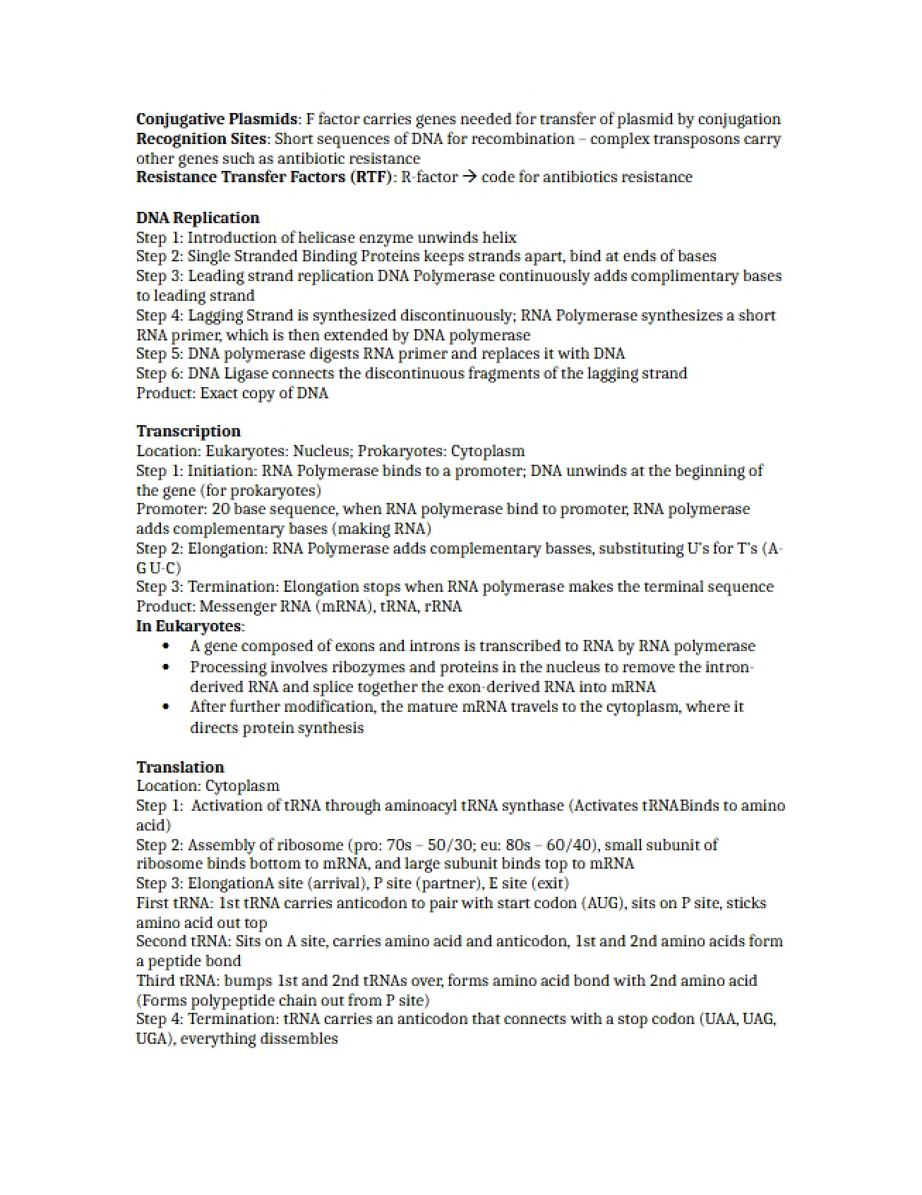 Genetics Overview