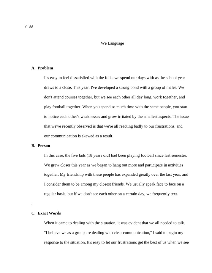 Communication Skills - Paper