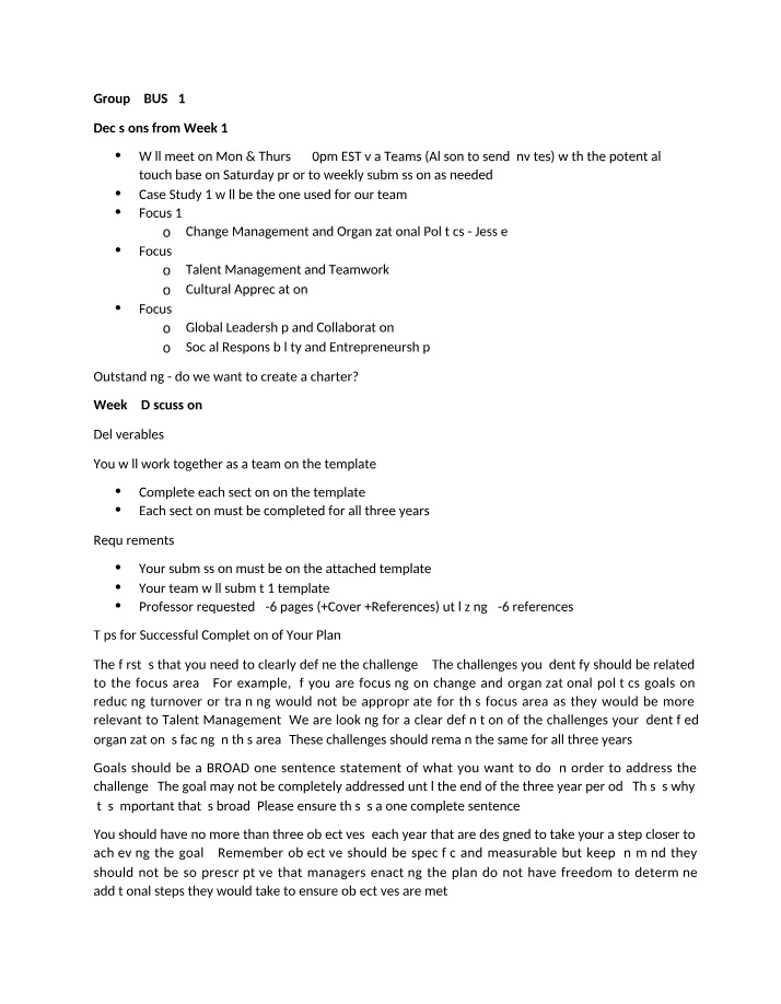 Meeting Notes - Week 2