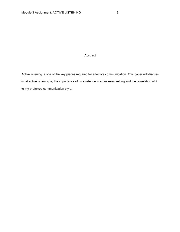 Communications Research Paper (Mod 3)