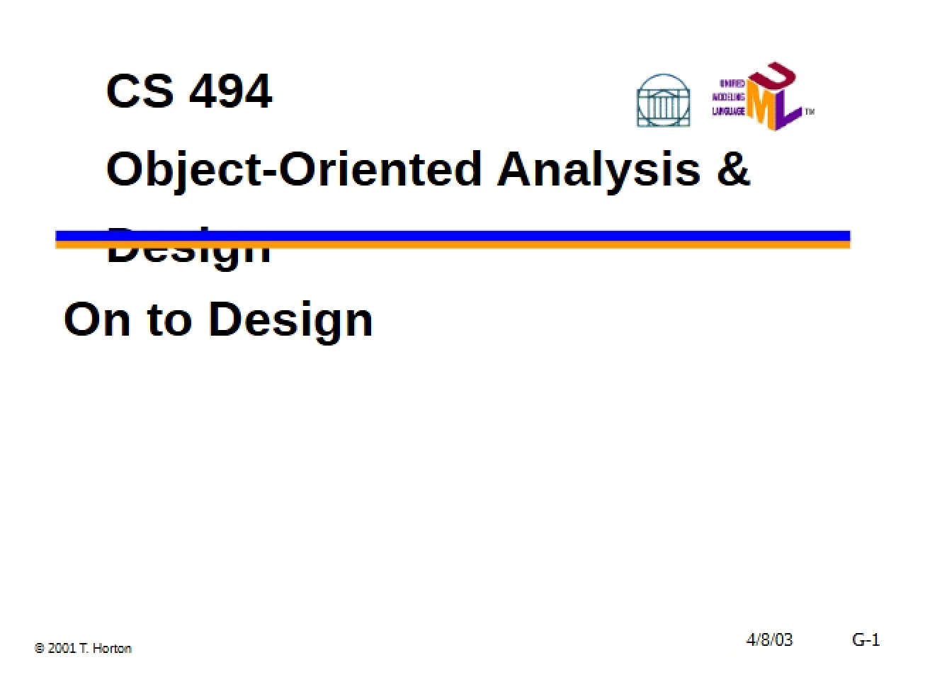 Transitioning to Design