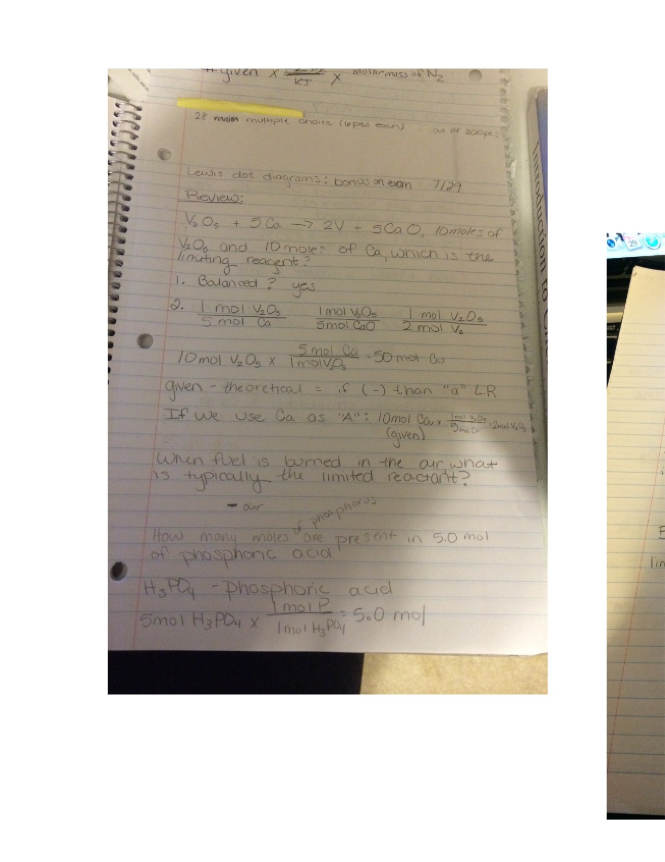 Elementary Chemistry Study Notes