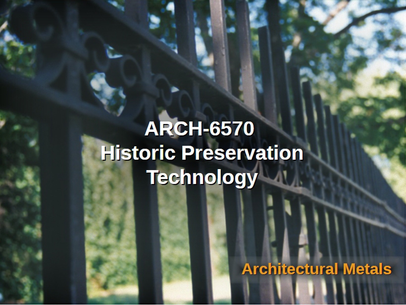 Metals in Architecture