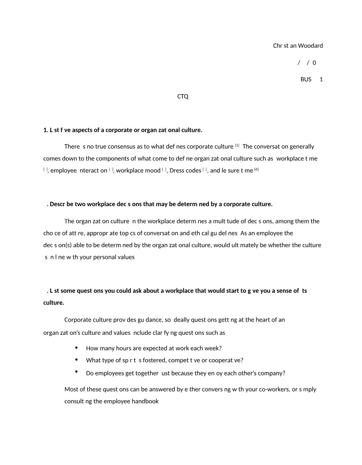 Corporate Culture and Social Conditioning