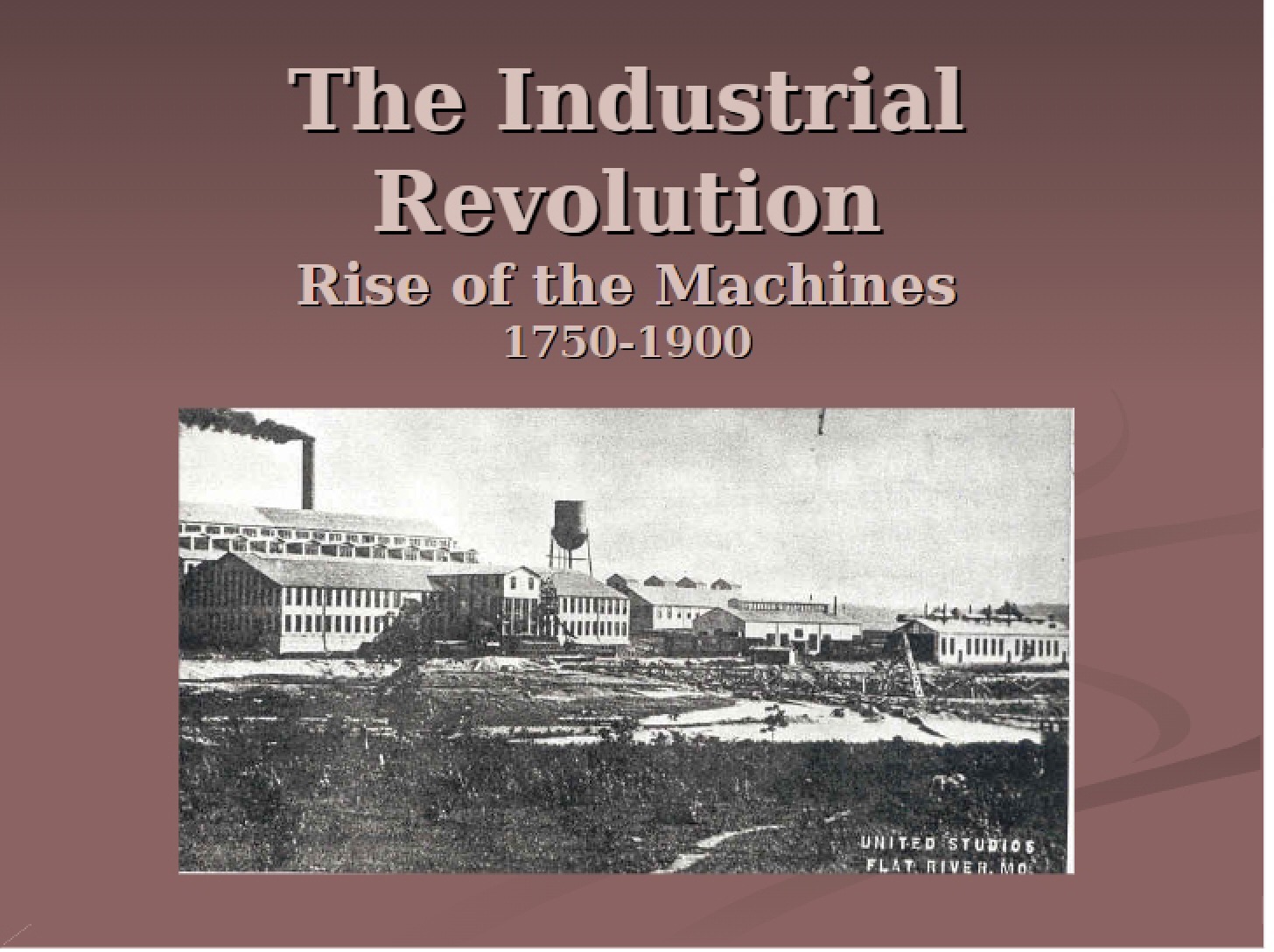 Revolution of Industry