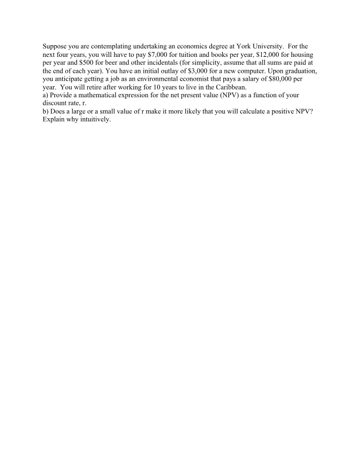 NPV Practice Problem