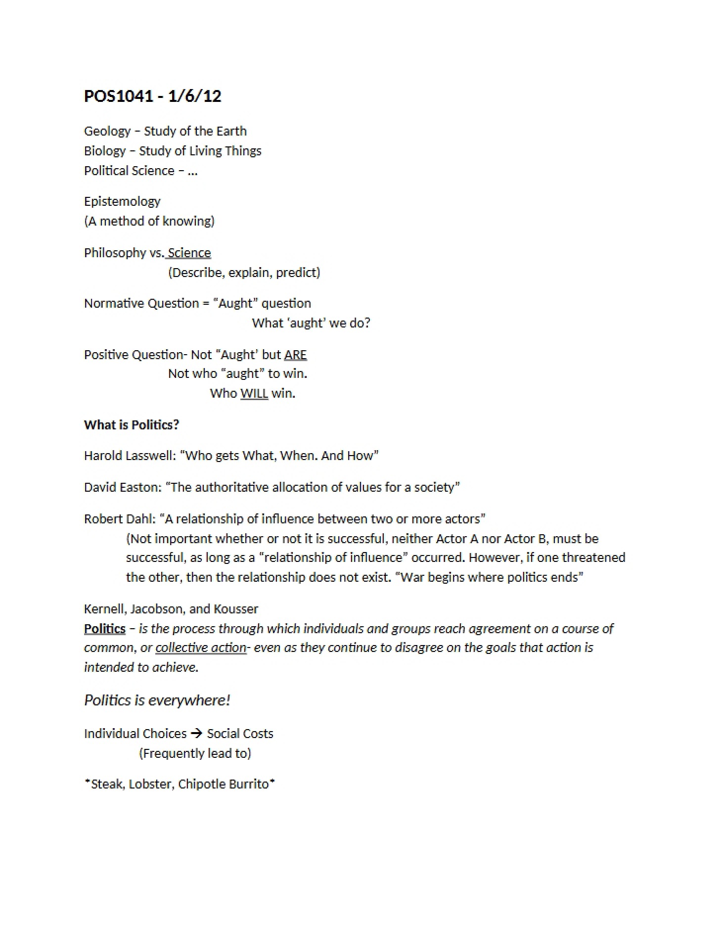 Recorded Notes