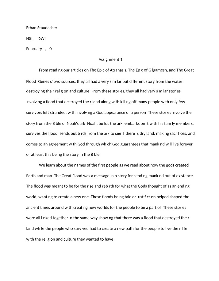 HST236 Assignment 1