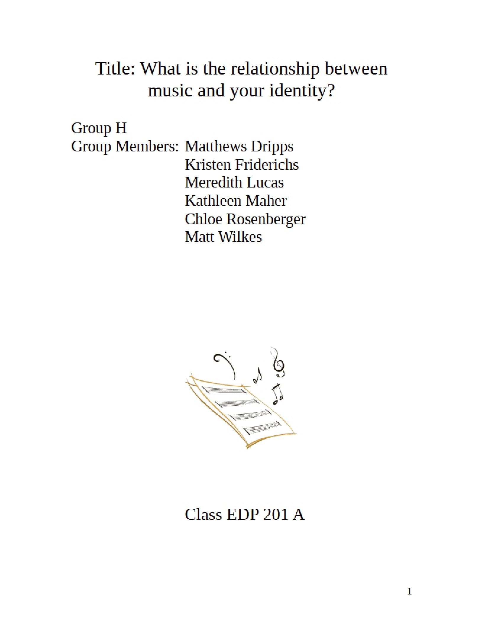 Connection Between Identity and Music