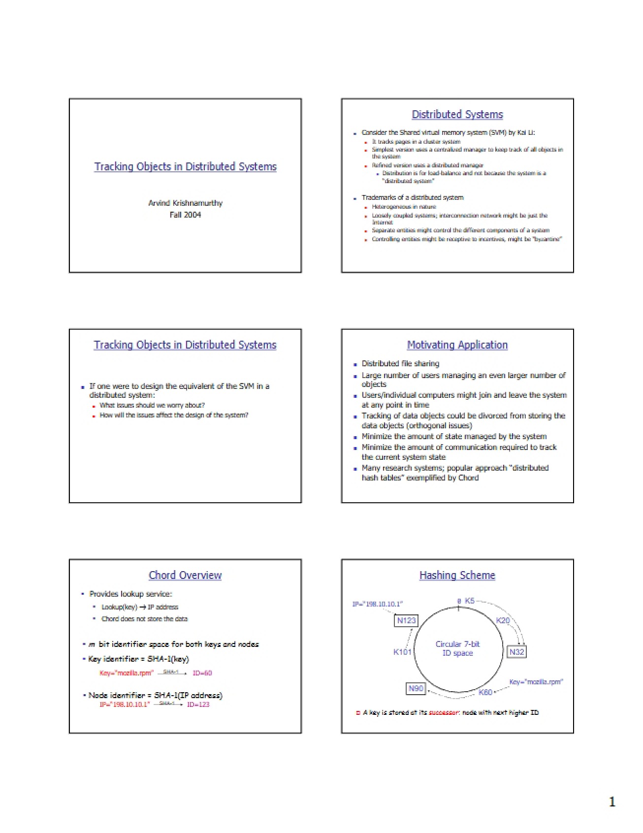 Distributed System Object Tracking