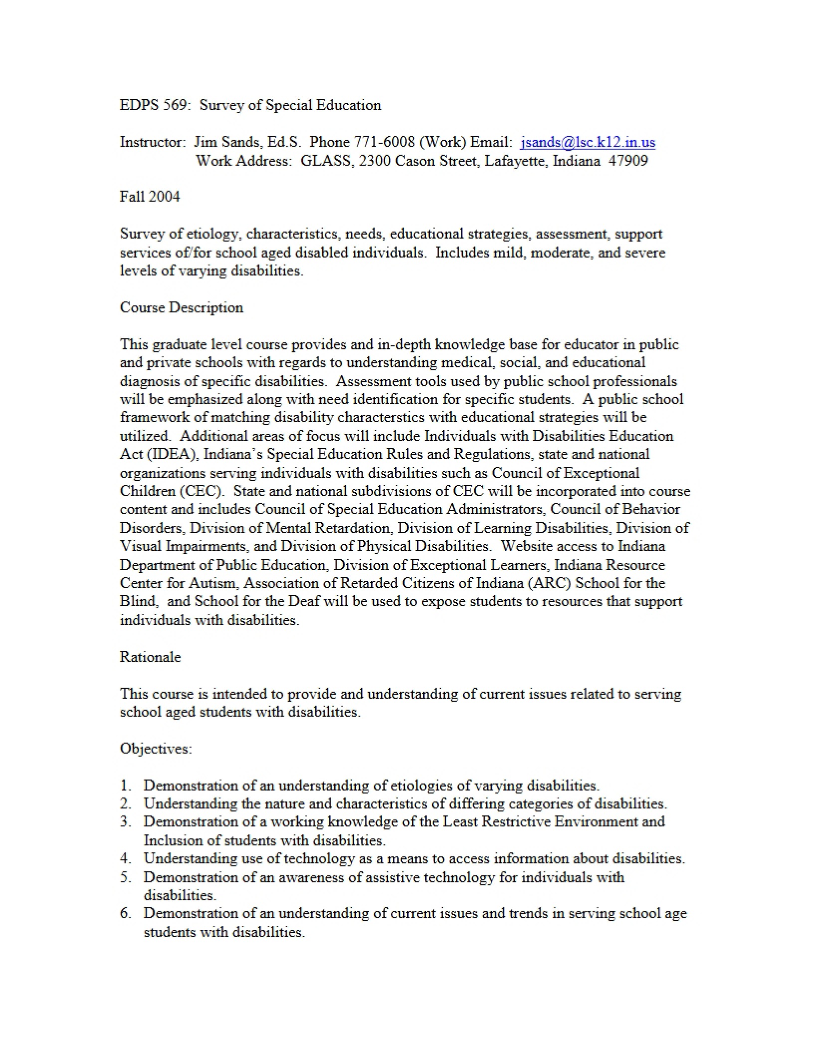 Syllabus