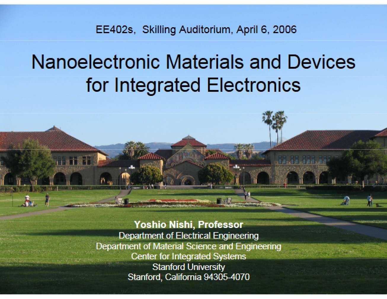 Overview of Topics in International Advanced Technology Research