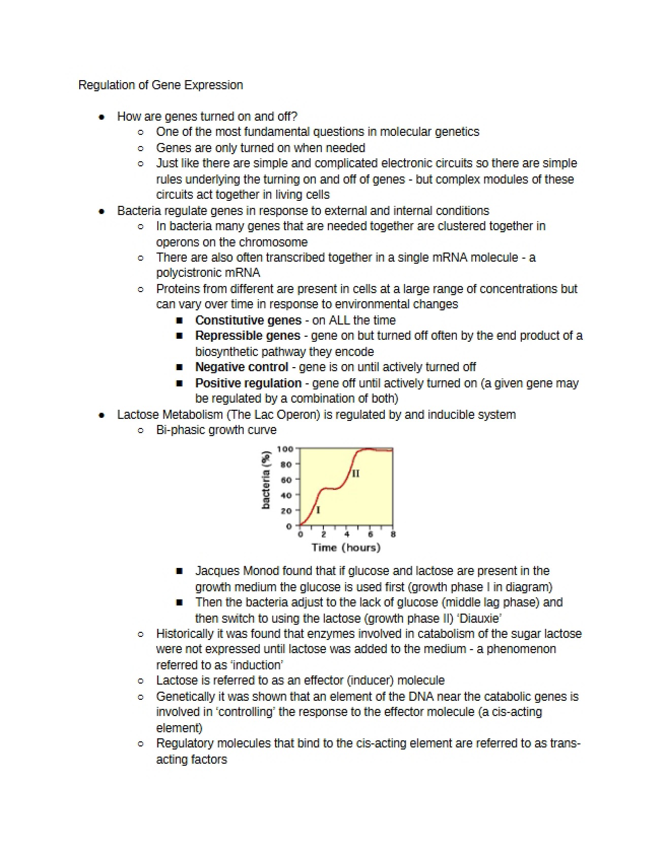 Gene Expression Regulation