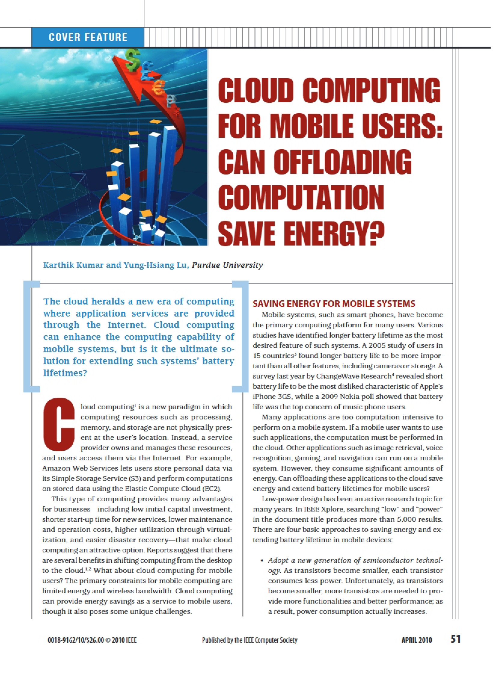 Mobile User Cloud Computing