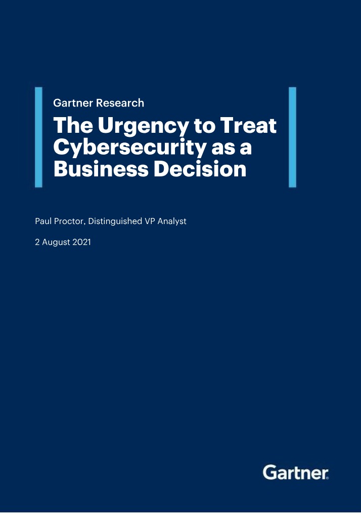 Treating Cybersecurity as a Business Decision