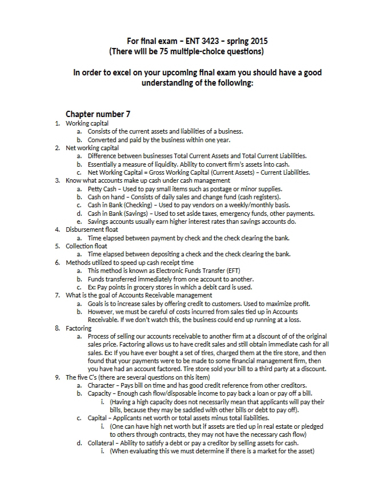 Analysis of Chapter Seven