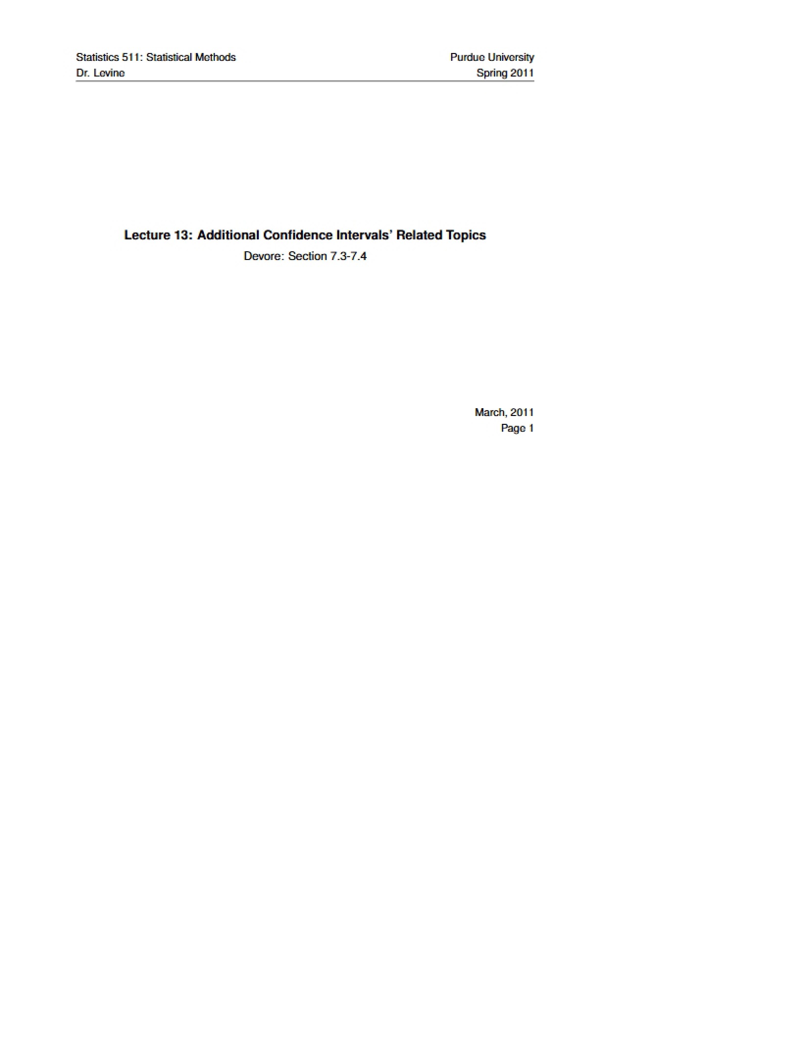 Lecture Notes Session 11