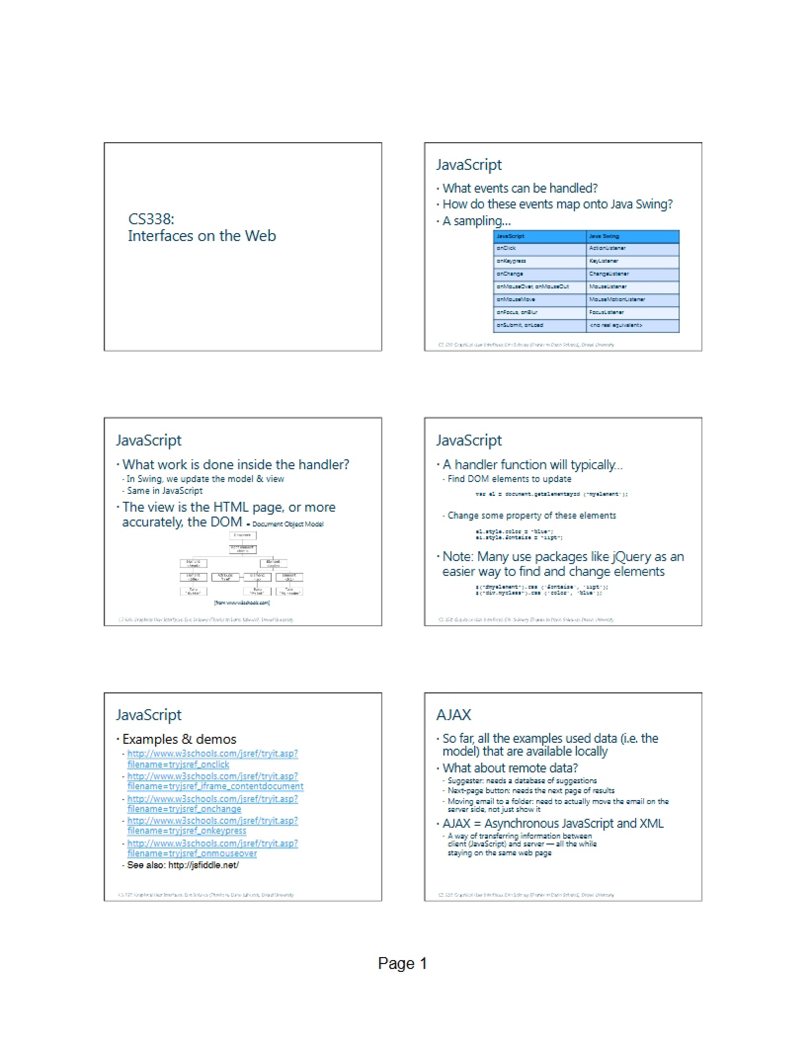 Eleventh Lecture GUI