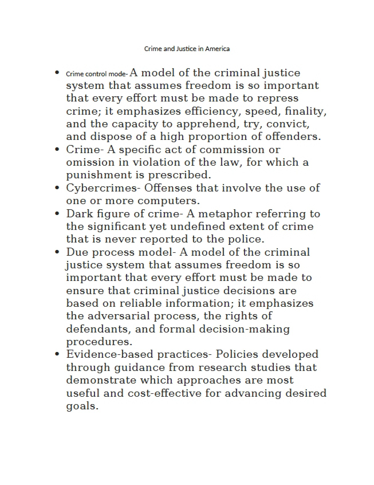 Exploring Crime and Justice in the United States