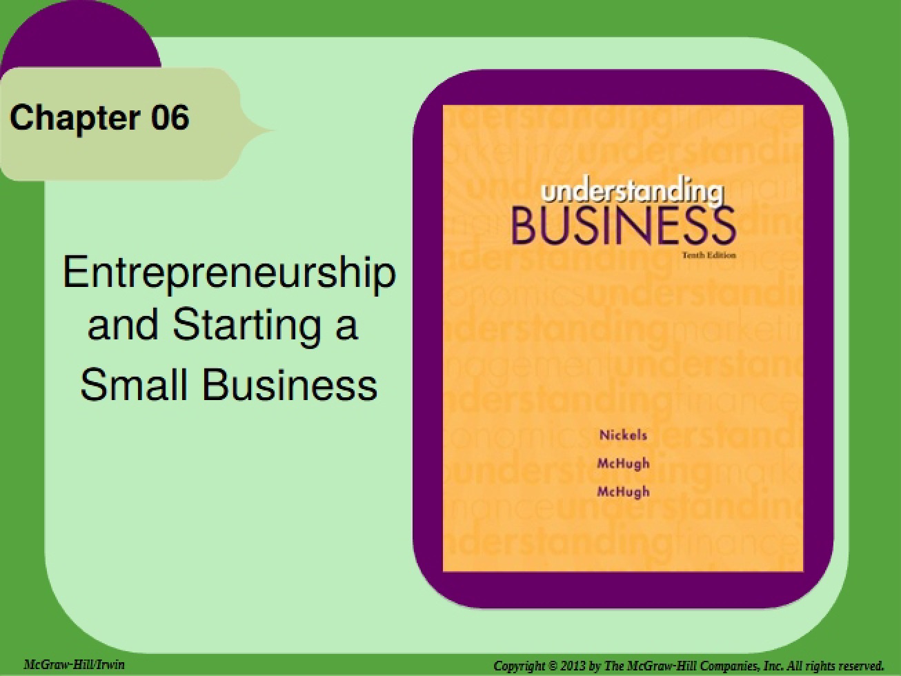 Starting a Small Business and Entrepreneurship