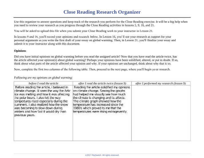 Research Organizer - Track and Answer Questions