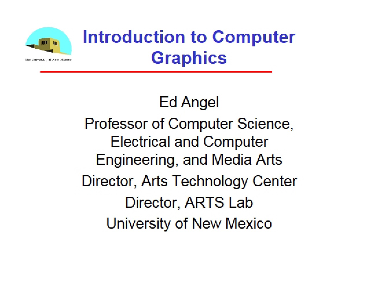 Computer Graphics Basics