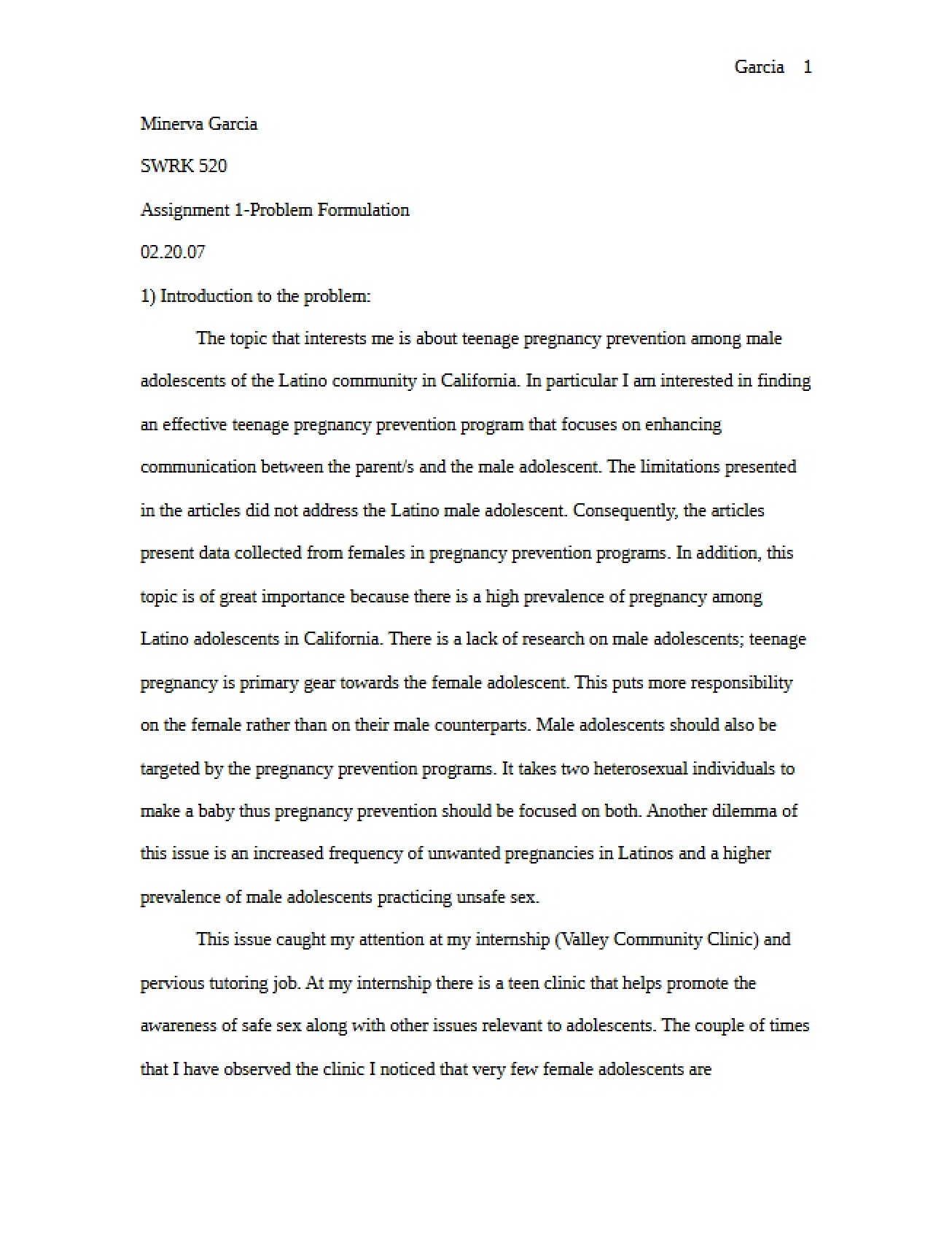 Defining the Problem Statement