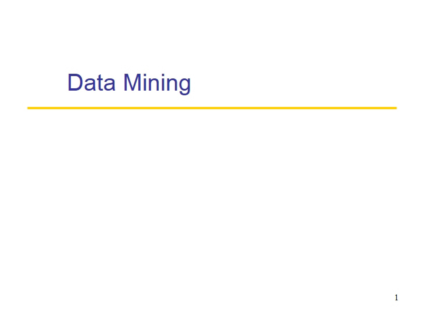 Data Mining Concepts