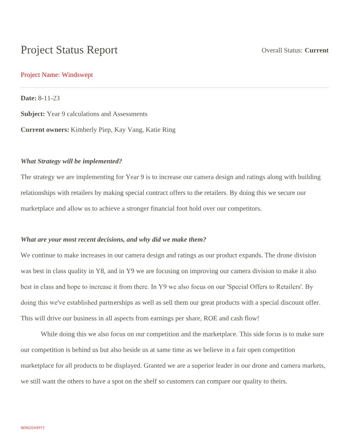 Year 9 Sheet