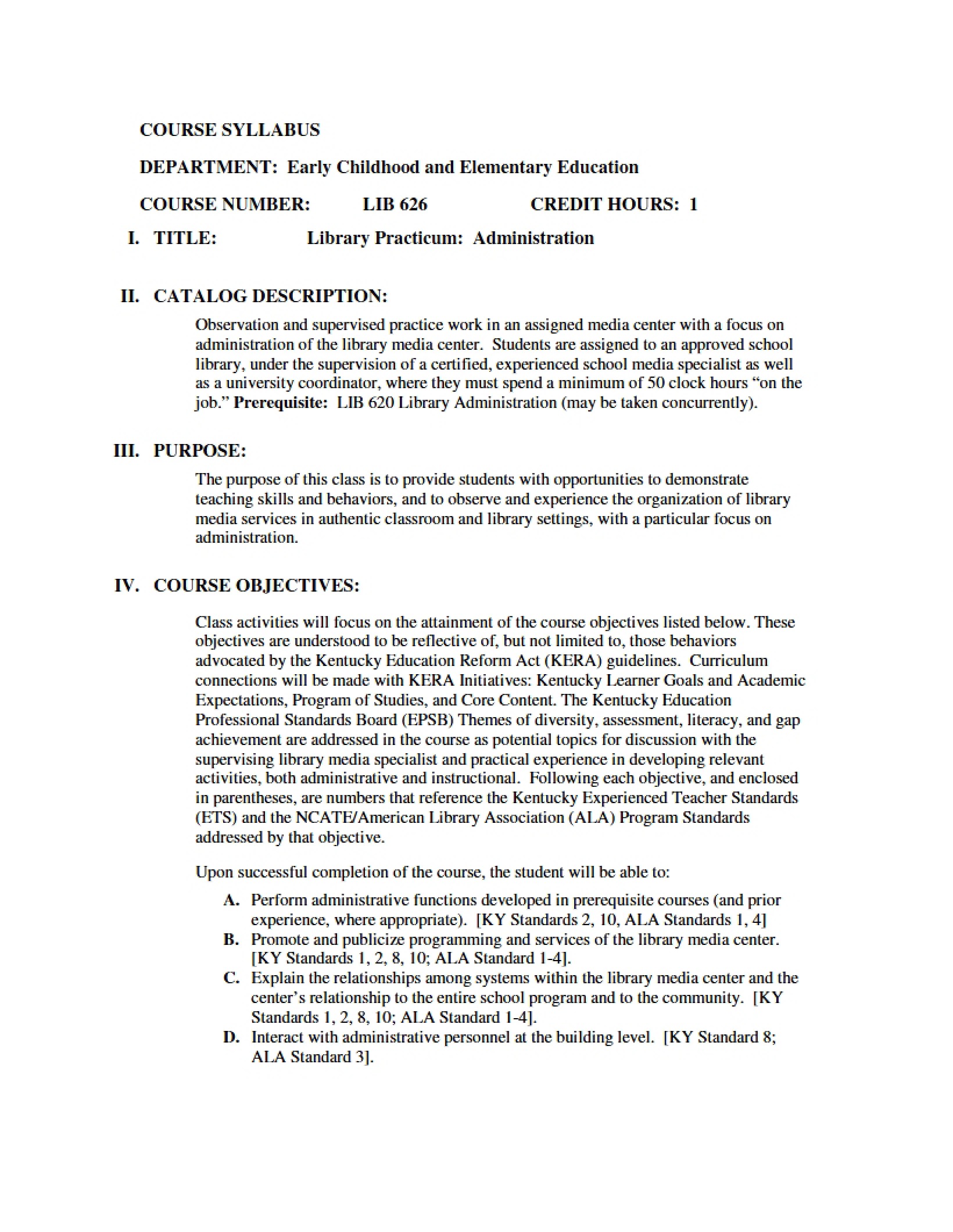 Syllabus
