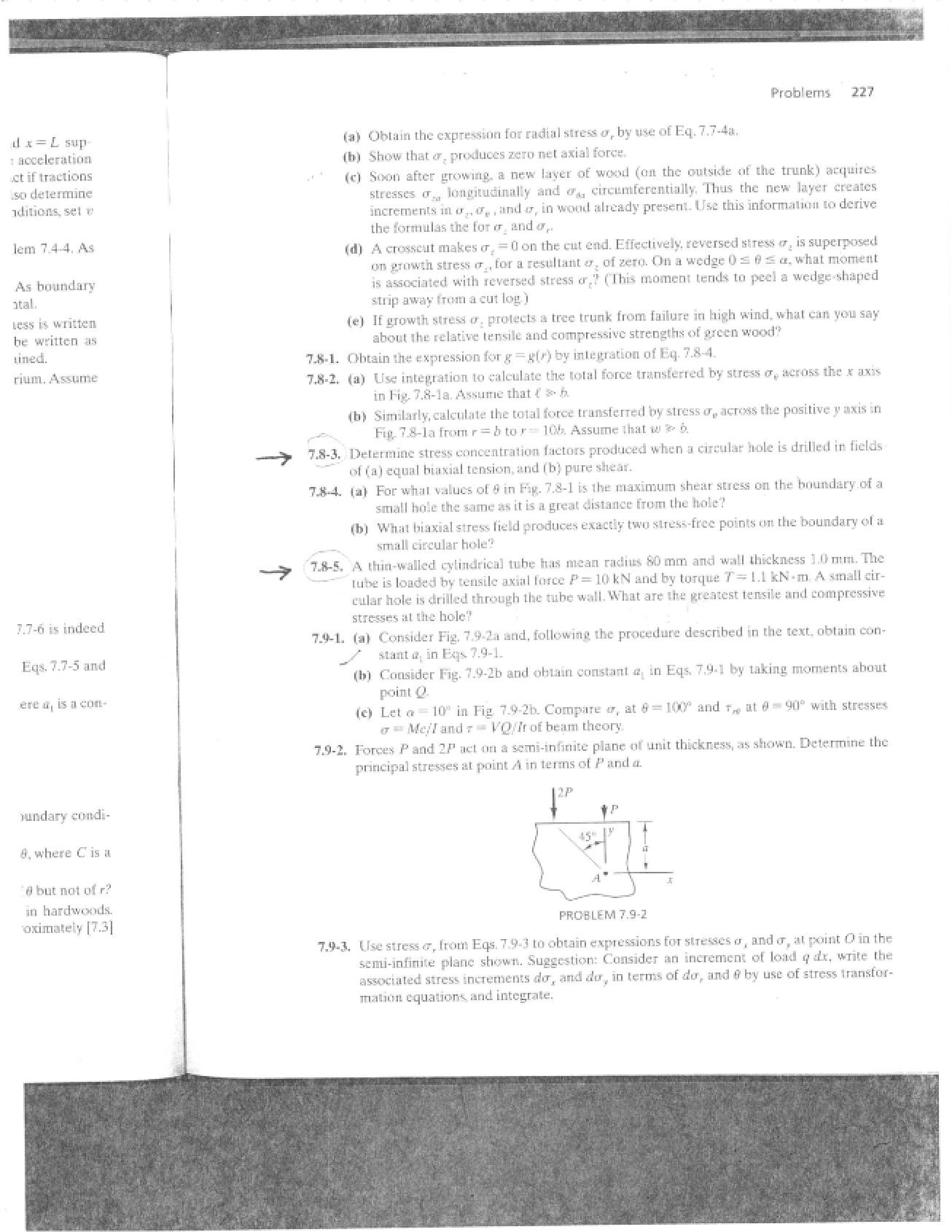 Homework Problems from Cook and Young