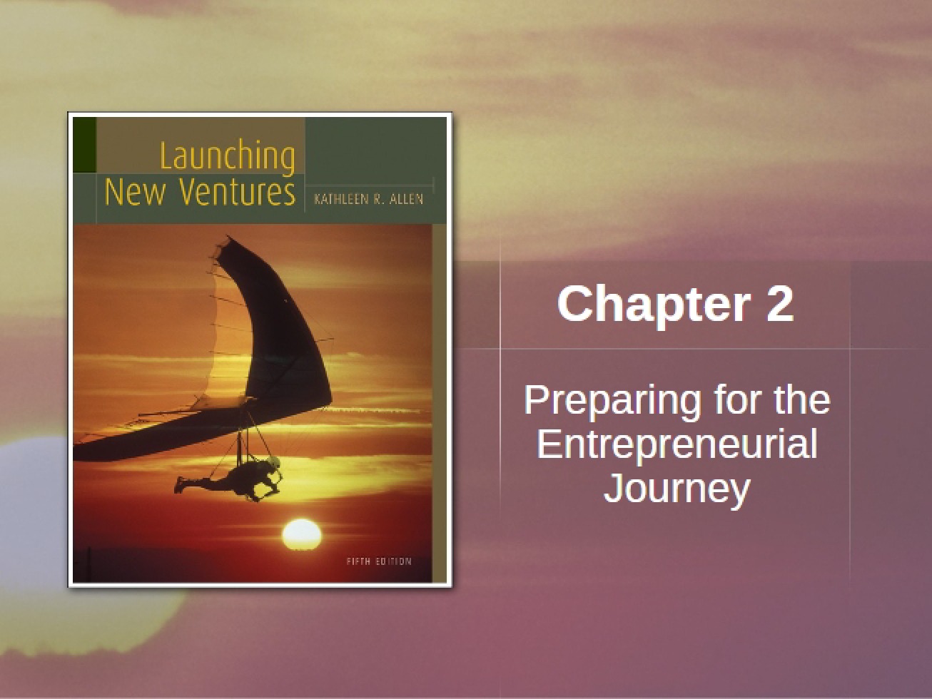 Entrepreneurial Journey Prep (Chapter 2)