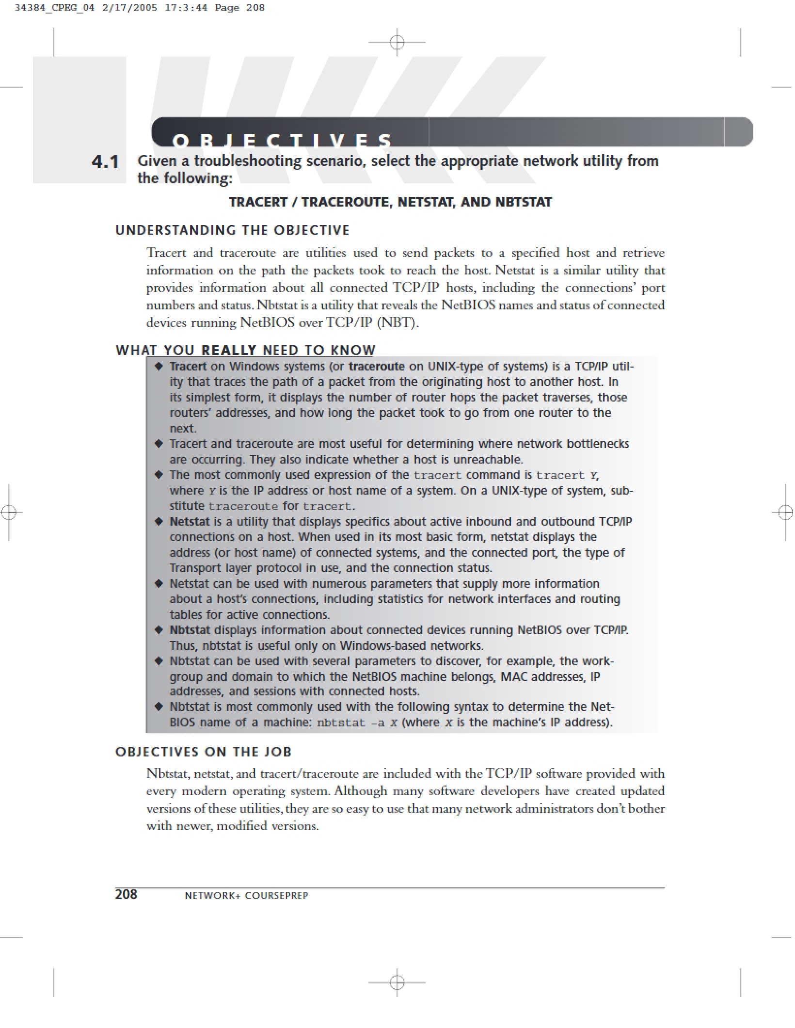 Networking Essentials Test Questions